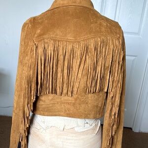 suede fringe jacket